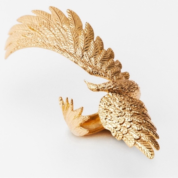 New Zara Gold Phoenix Cuff Bracelet ✨✨ with gift box 🎁 - Picture 3 of 8
